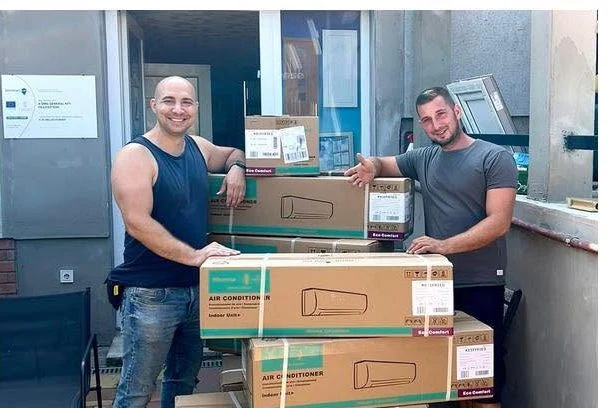 A DMG General csapata klímaberendezésekkel
